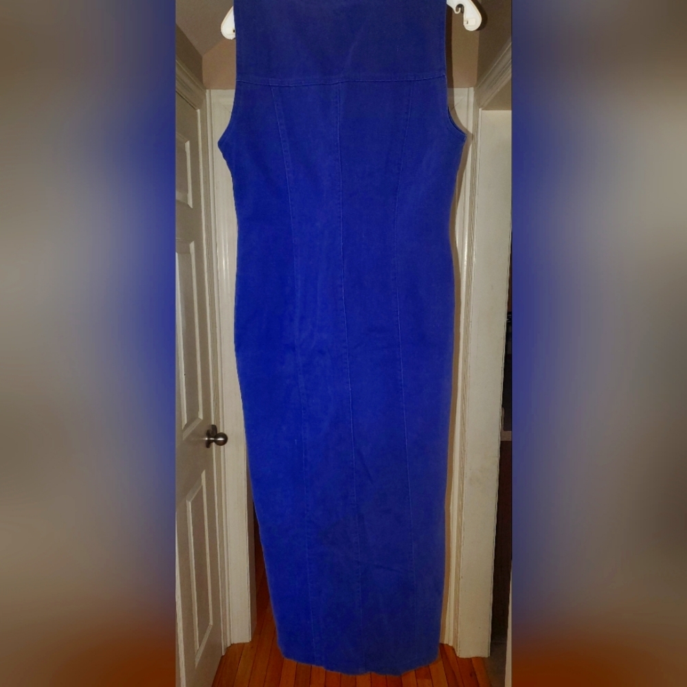 90’s Sleeveless Denim Dress - Picture 3 of 5